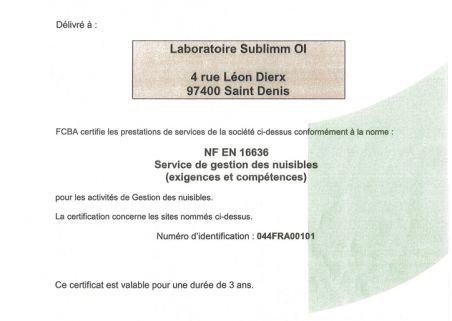 Photo 3 de LABORATOIRE SUBLIMM 974 (Agence Nord)