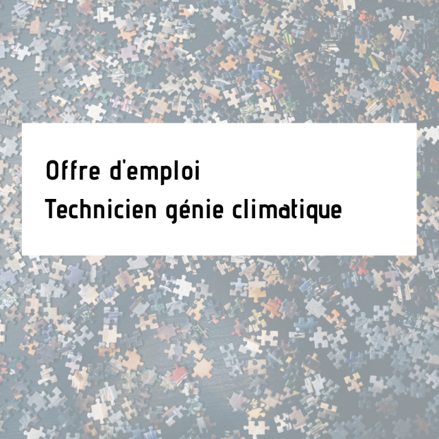 Offre d'emploi | Technicien génie climatique